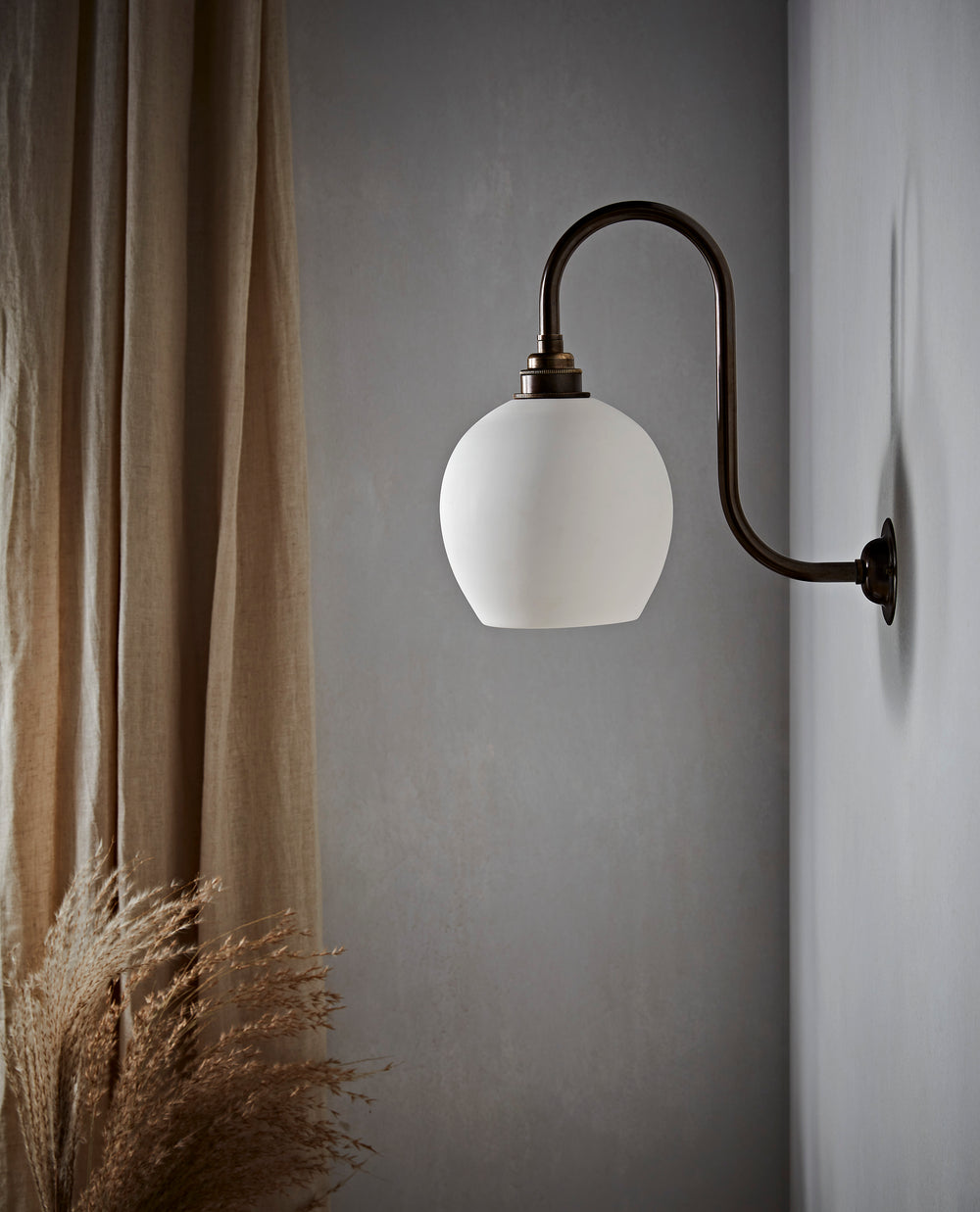 Leighton Wall Light - Long Swan Neck