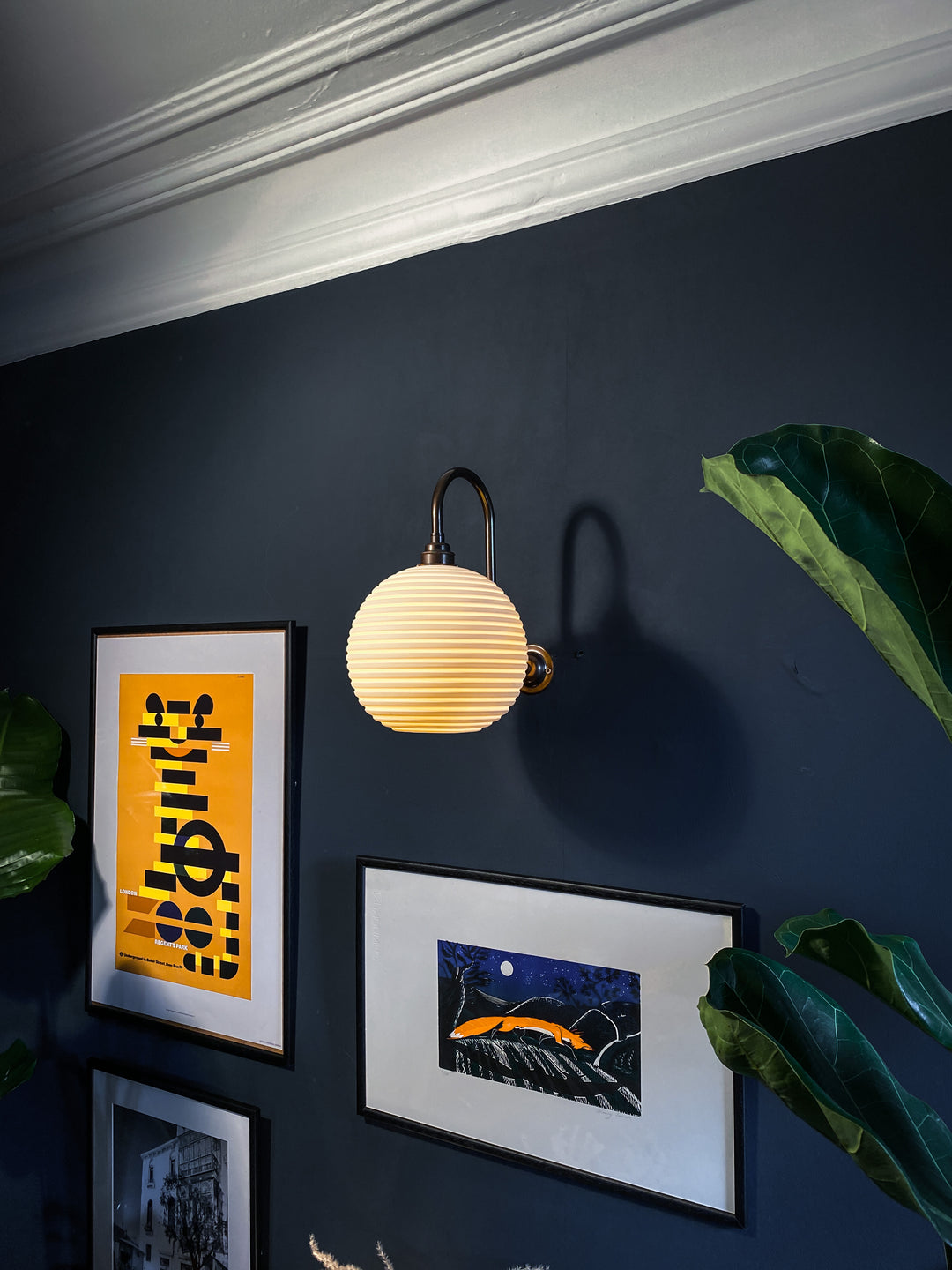 Optic Wall Light - Long Swan Neck