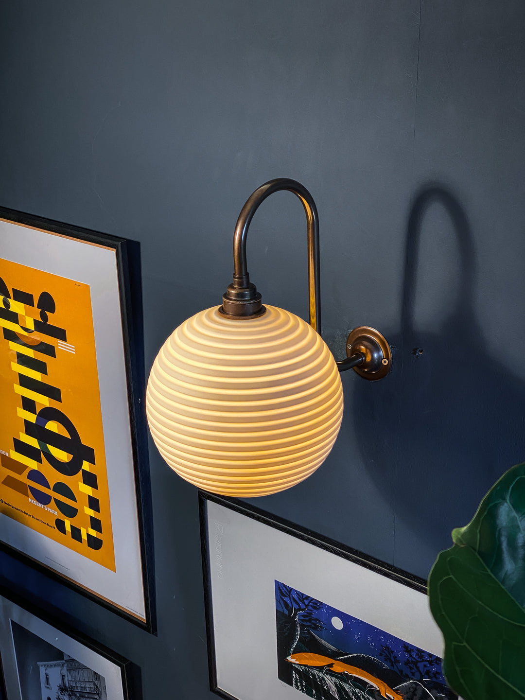 Optic Wall Light - Long Swan Neck