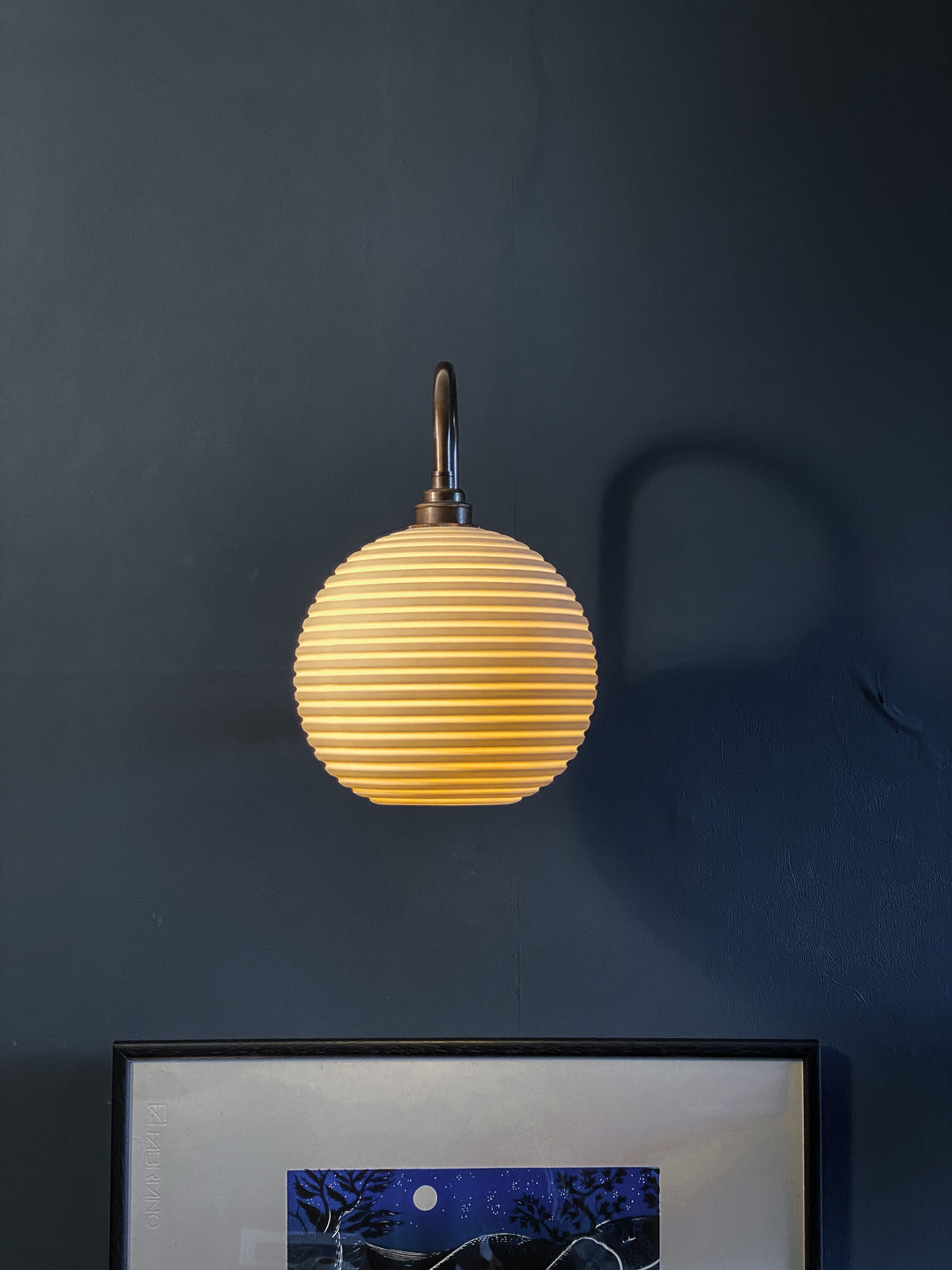 Optic Wall Light - Long Swan Neck