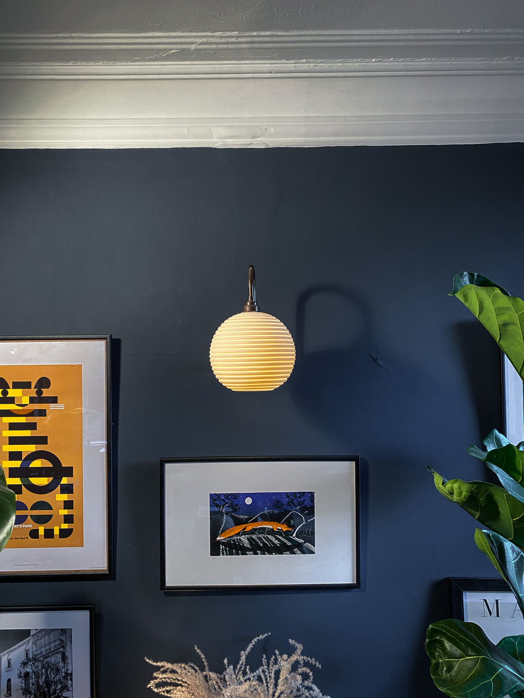 Optic Wall Light - Long Swan Neck